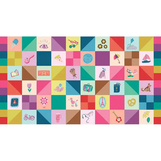 The Genesis of a Journey- Multi Memories Made Cheater 24" Panel: Sold by the PANEL