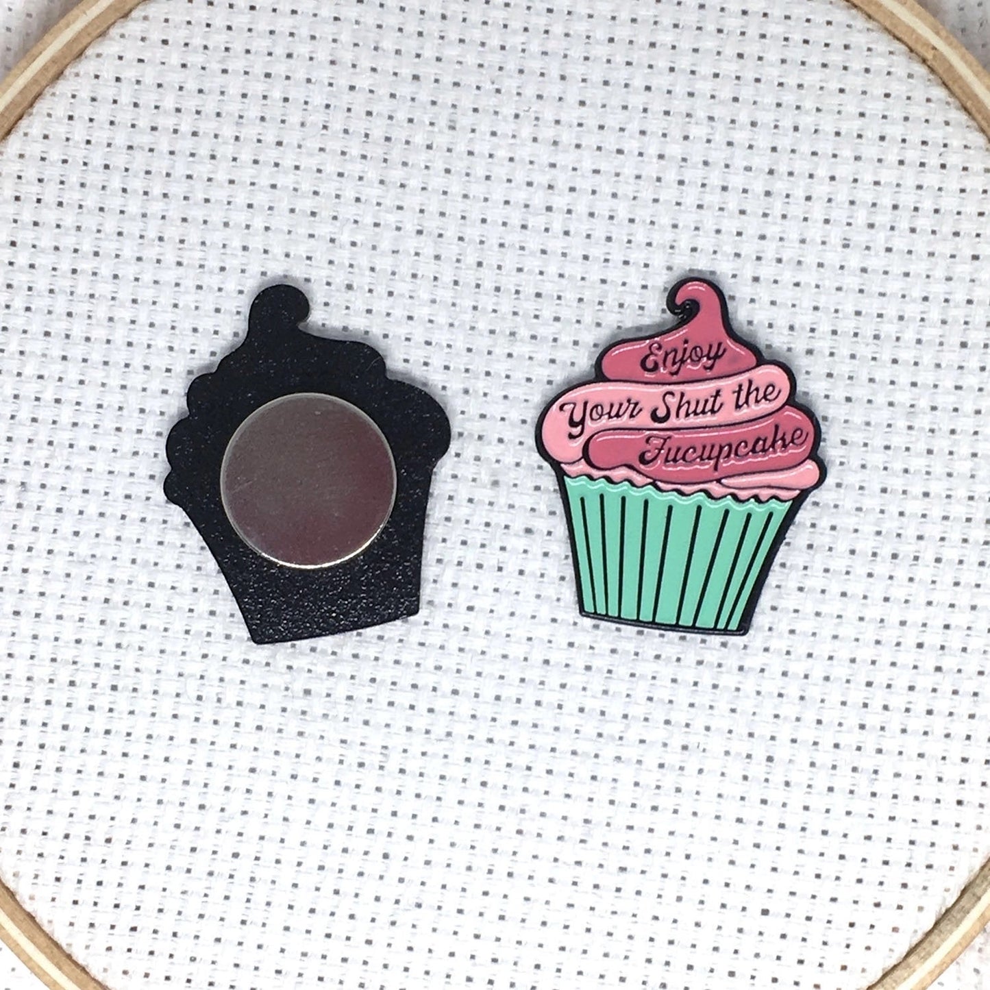 Enjoy Your Shut The Fucupcake- Needle Minder