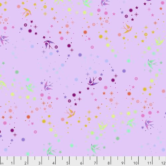 True Colors- Lavender Fairy Dust: Sold by the 1/2 yard