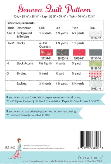 Geneva Quilt Pattern