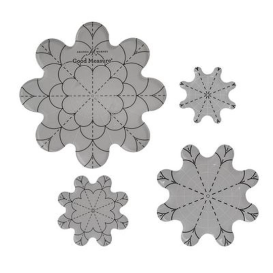 Good Measure- Amanda Murphy Longarm Quilting Template- Every Daisy Set of 4