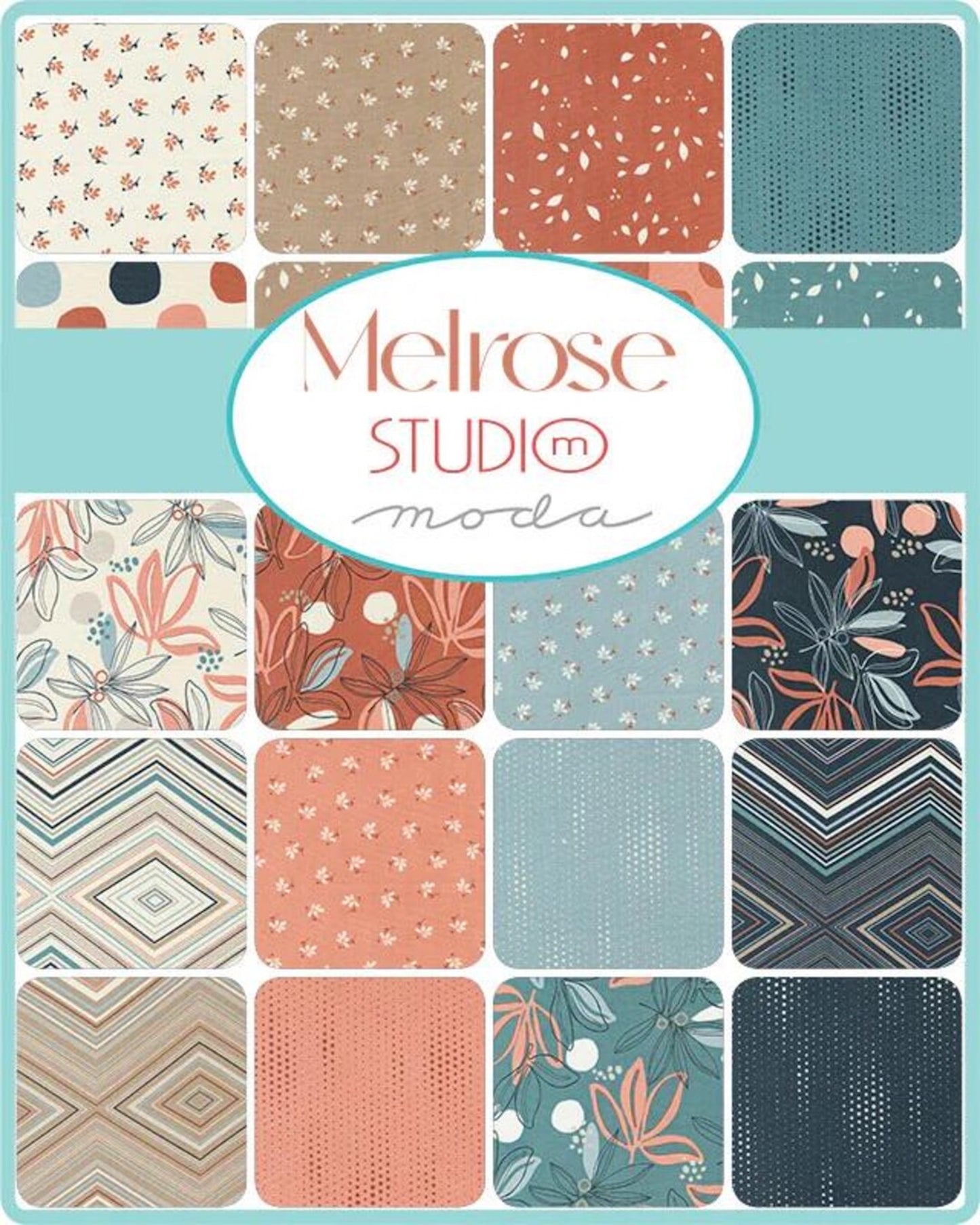 Melrose Mini Charm Pack- 42 PCS- Moda