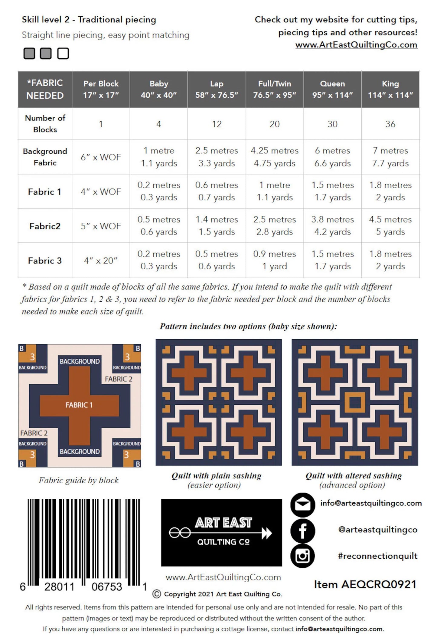 Reconnection Quilt Pattern