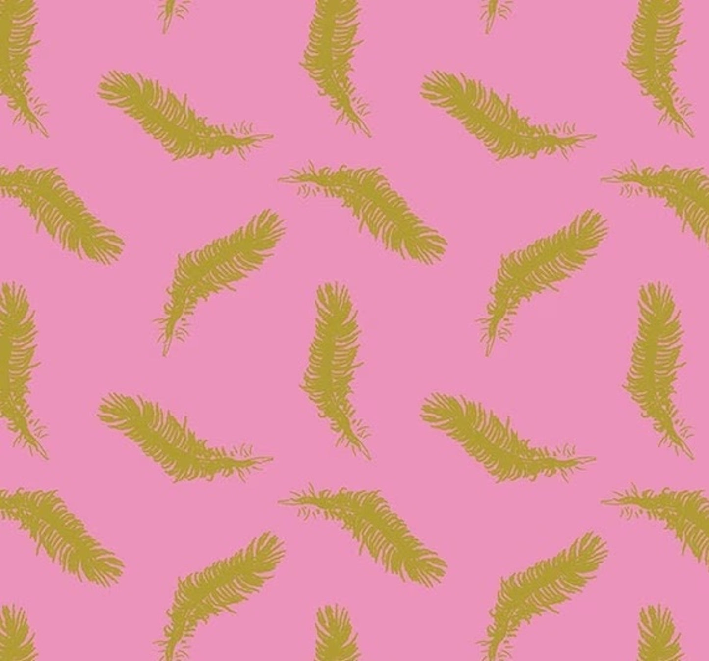 Sweet Honey Kisses- Pink Sparkle Feather- Metallic