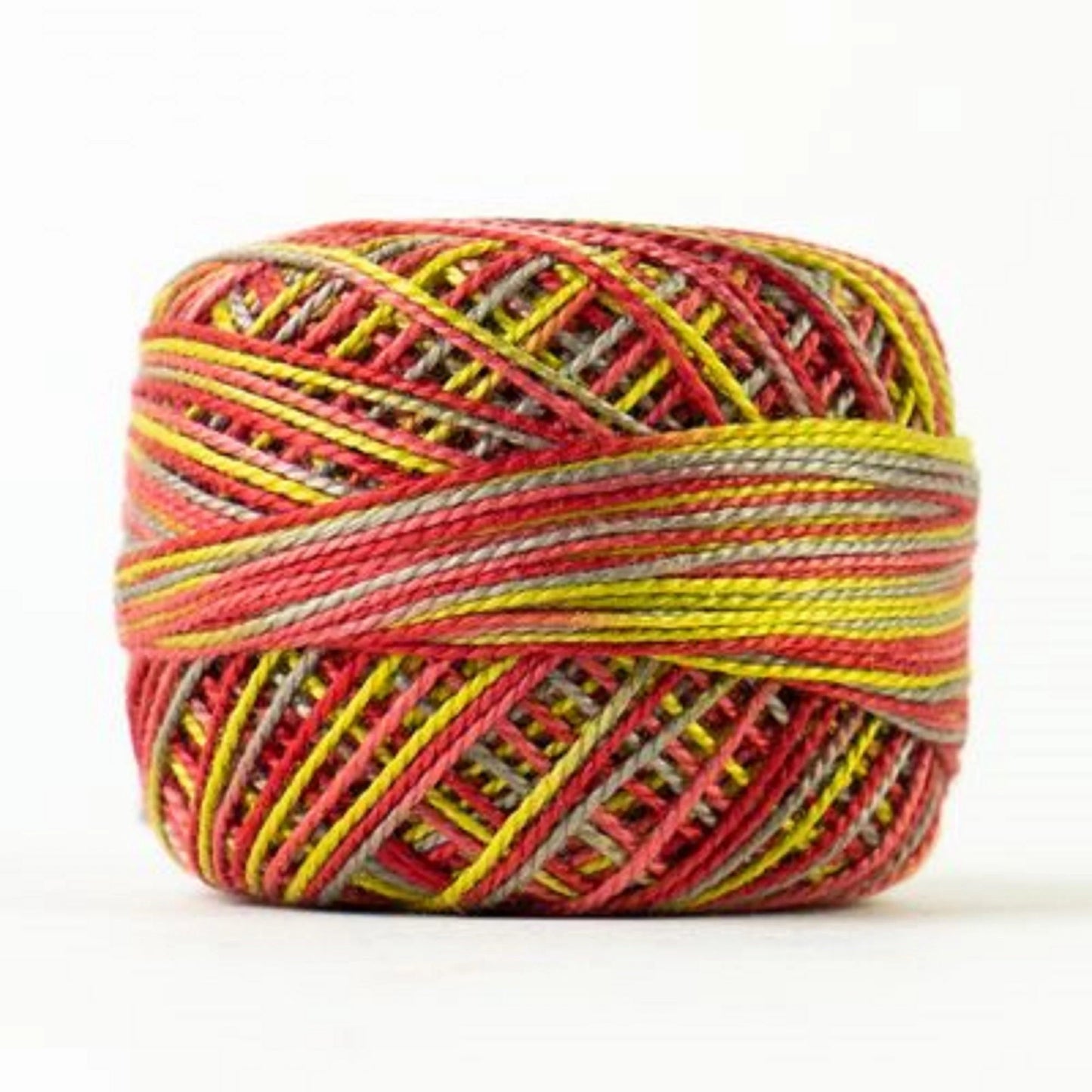 Wonderfil Eleganza Perle Cotton Thread EZM1025 Dragon Fruit Variegated