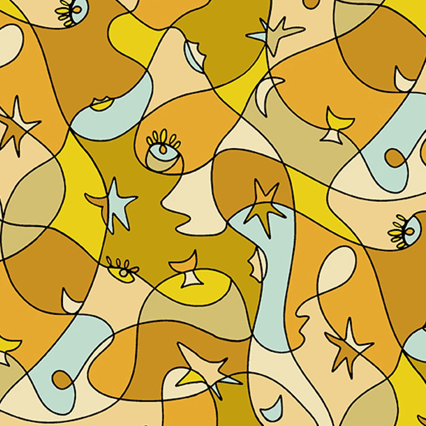 Oracle- Oak Picasso: Sold by the 1/2 Yard