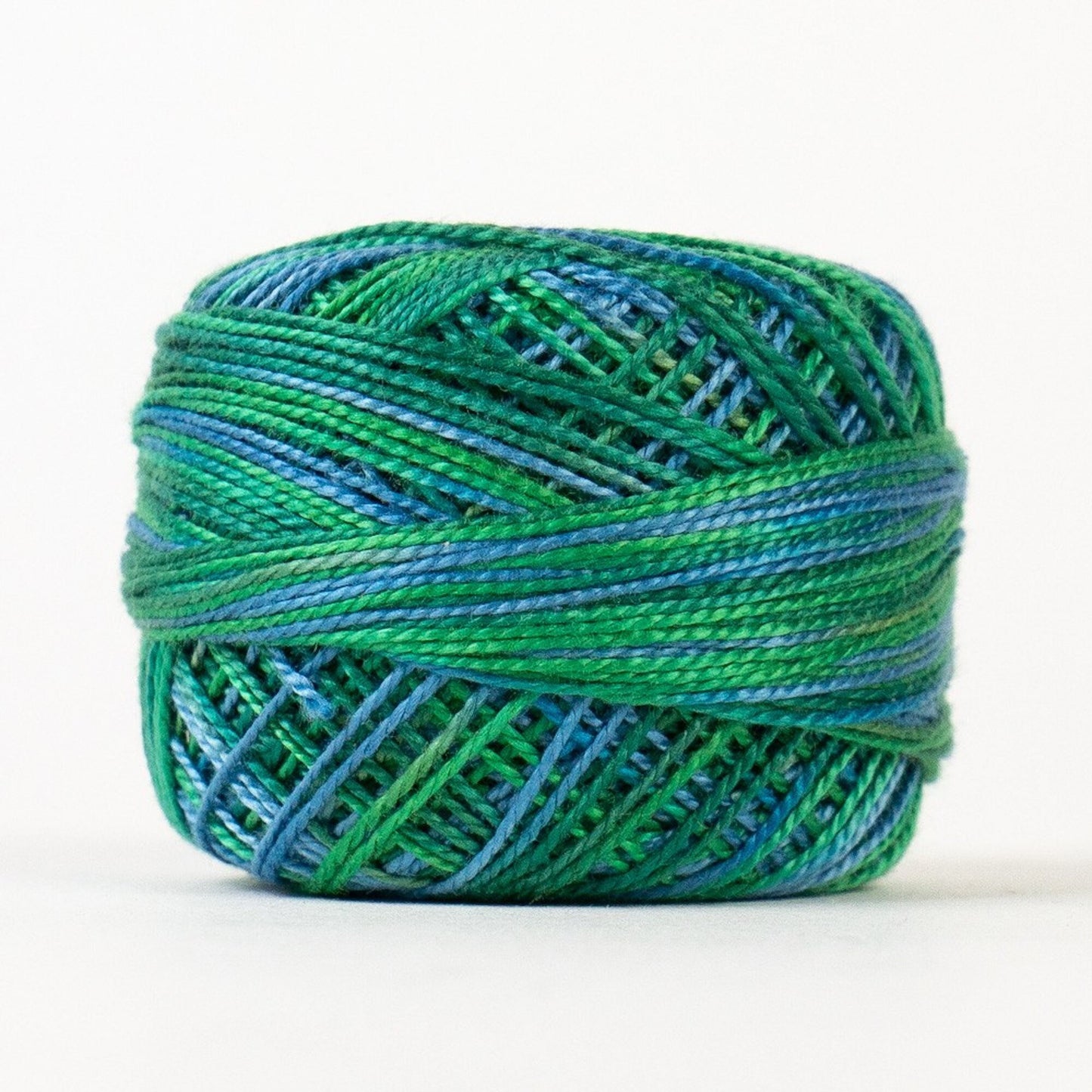 Wonderfil Eleganza Perle Cotton Thread EZM1035 Lily Pond Variegated