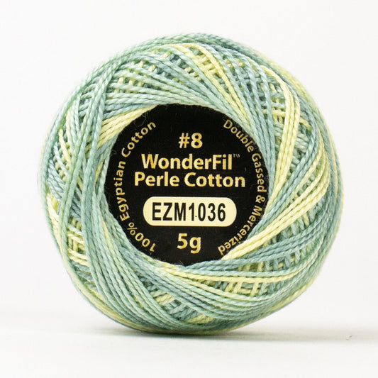 Wonderfil Eleganza Perle Cotton Thread EZM1036 Pastel Landscape Variegated