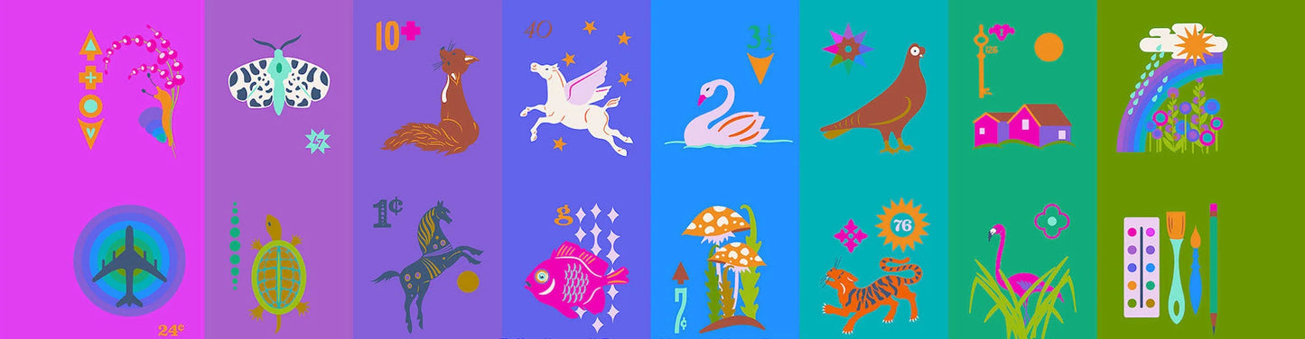 Postmark by Alison Glass- Shop Assembled Fat Quarter Bundle