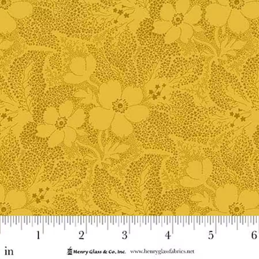Love Struck- Yellow Endless Summer: Sold by the 1/2 yard