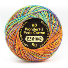 Wonderfil Eleganza Thread- EZM1042 Fruity Cereal: Variegated