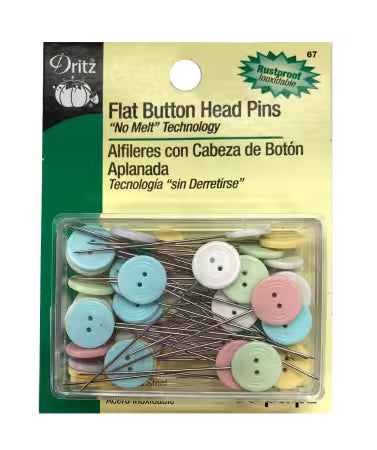 Flat Button Head Pins: 50 ct, 1.5 in.