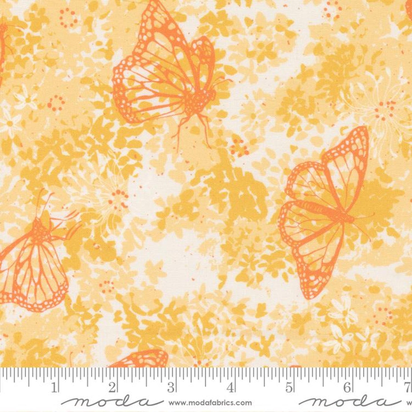 Sundance- Milkweed Cloud Monarchs: Sold By The 1/2 Yard
