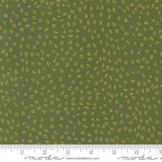 Meadowmere- Metallic Flutters Blender- Fern: Sold By The 1/2 Yard- Cut Continuously