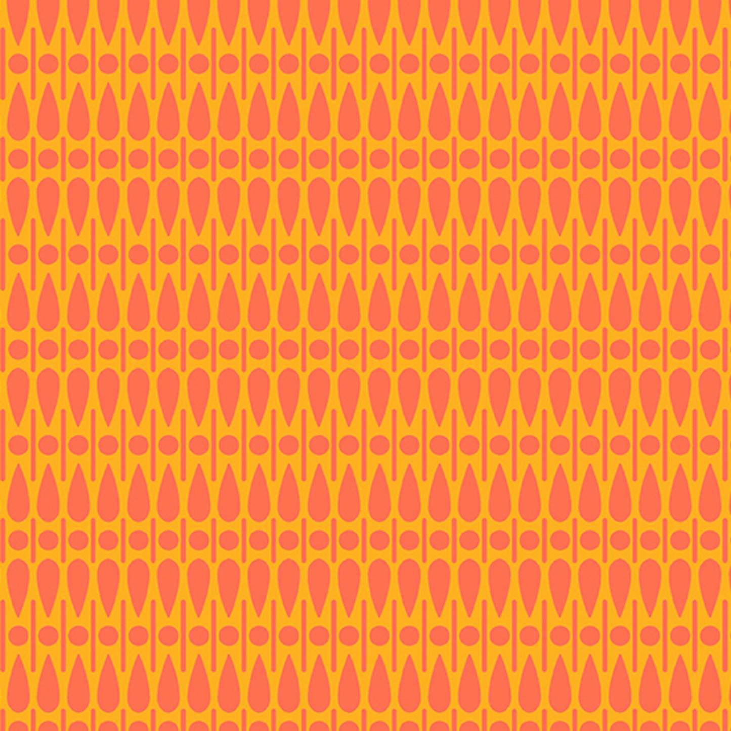 Wildflowers- Mango Scatter by Alison Glass