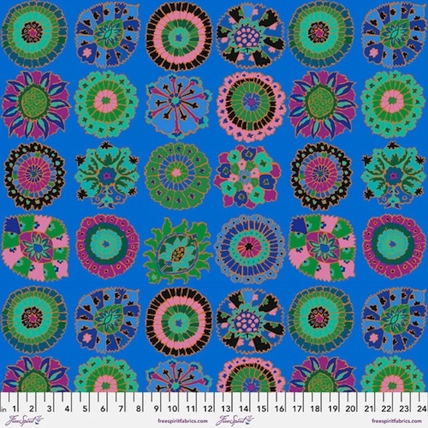 Kaffe Fassett Collective 2023- Blue Carpet Cookies