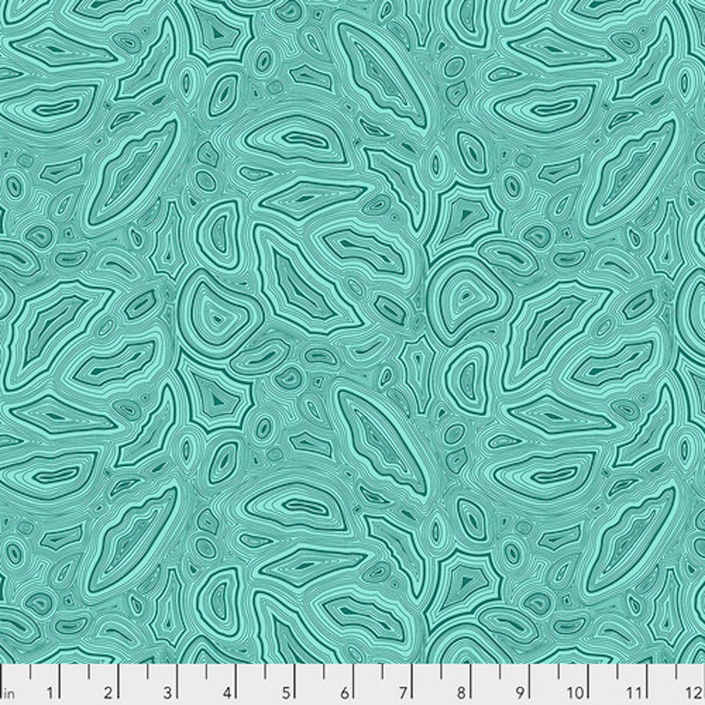 Tula Pink True Colors- Mineral Aquamarine: Sold by the 1/2 yard