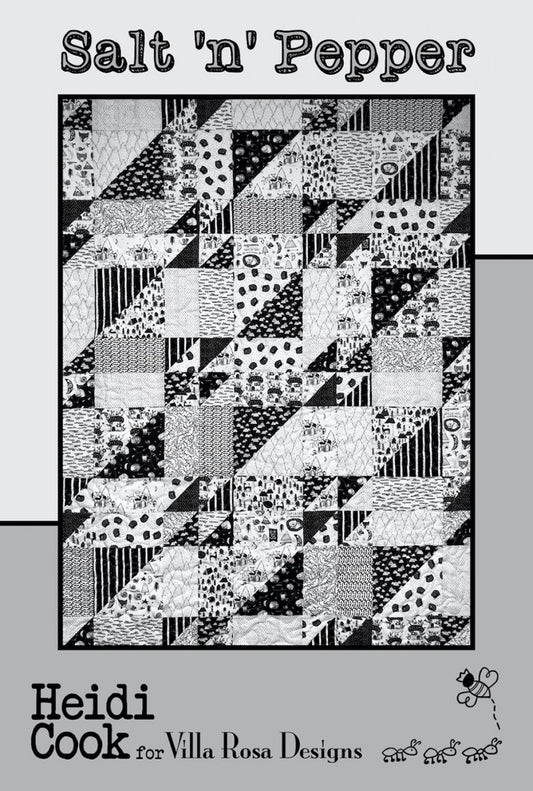 Salt 'n' Pepper Quilt Pattern by Heidi Cook (Cardstock)