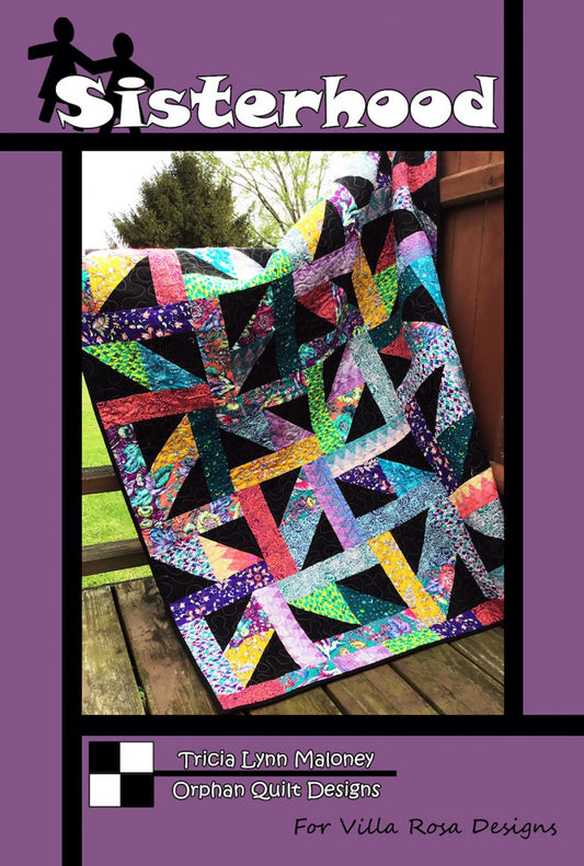 Sisterhood Quilt Pattern by Orphan Quilt Designs (Cardstock)