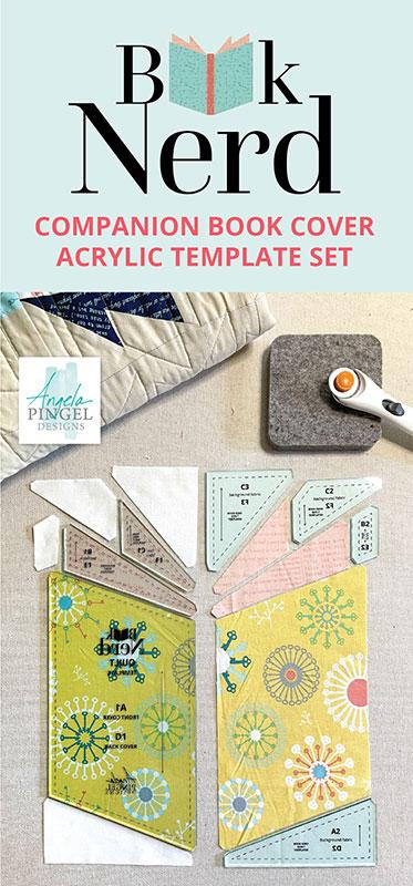 Book Nerd Companion Book Cover Template Set: 7pc