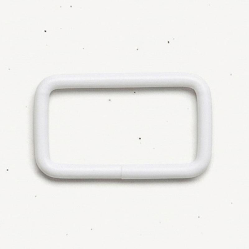 Rectangle Ring 1.5"- White: 2Pcs