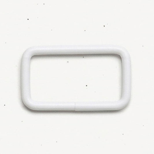 Rectangle Ring 1.5"- White: 2Pcs