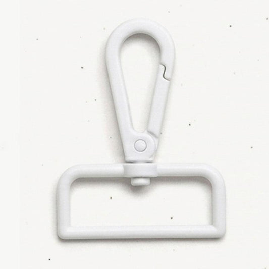 Swivel Hook Snap 1.5"- White: 2Pcs