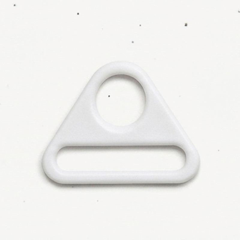 Triangle Ring 1.5"- White: 2Pcs
