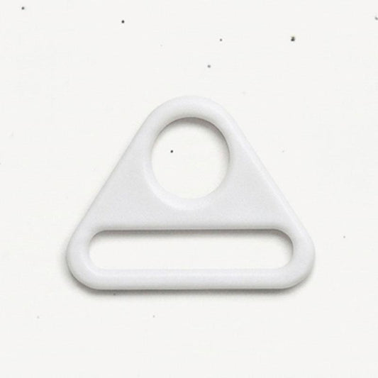 Triangle Ring 1.5"- White: 2Pcs