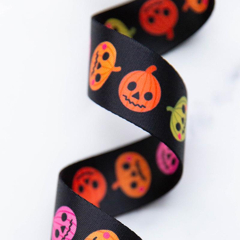 Pumpkin Party- Webbing 1.5": Sold By the Yard