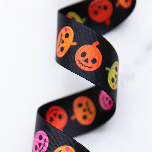 Pumpkin Party- Webbing 1.5": Sold By the Yard