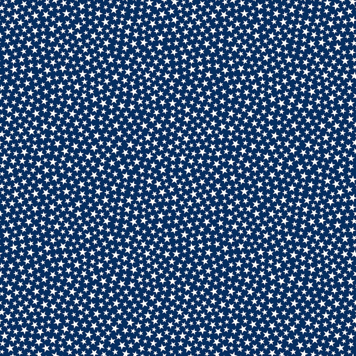 Star Spangled Beauty- Navy Sparkle Stars: Sold by the 1/2 yard