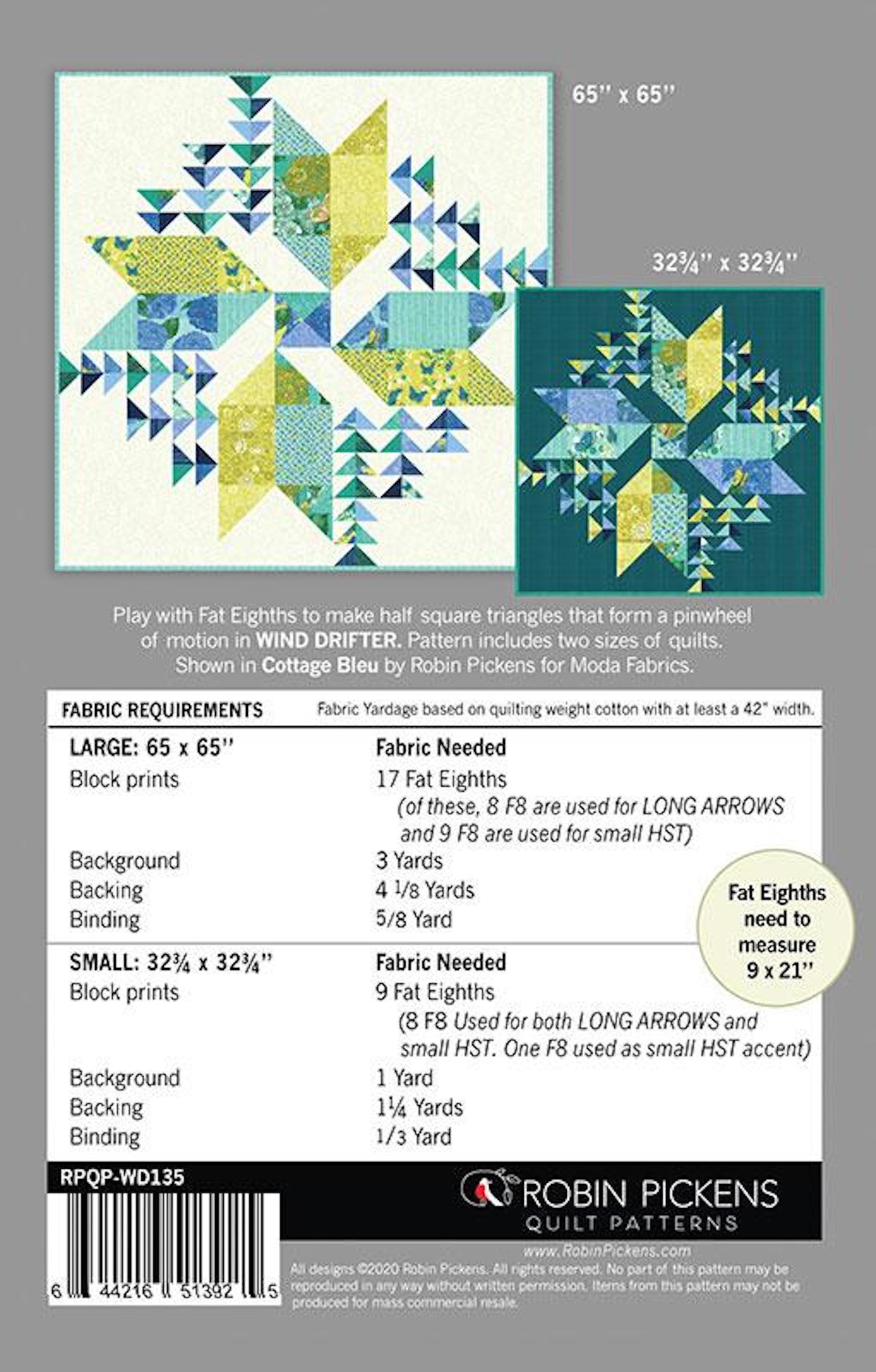 Wind Drifter Quilt Pattern