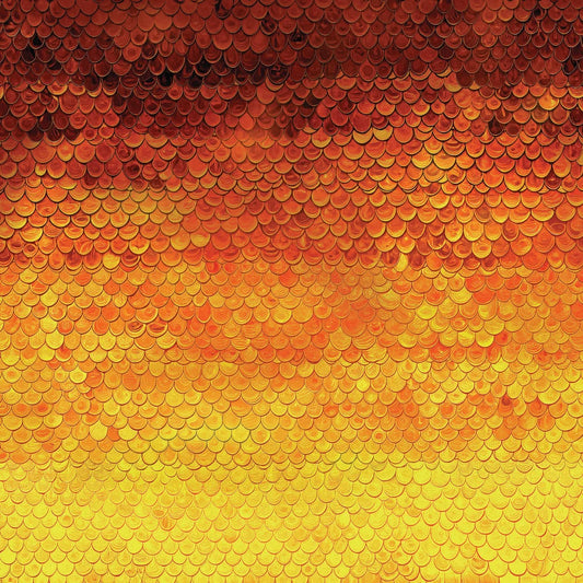 Kaleidoscope Collection- Orange Ombre Raindrops: Sold by the 1/2 yard.