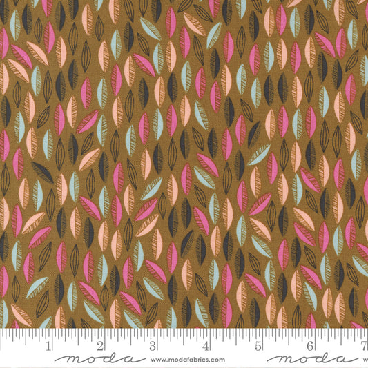 Songbook A New Page- Sienna Cascade: Sold by the 1/2 yard