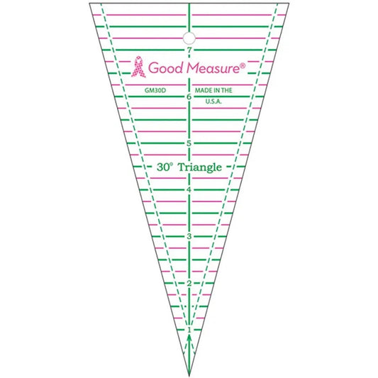 Good Measure- 30º Triangle Ruler