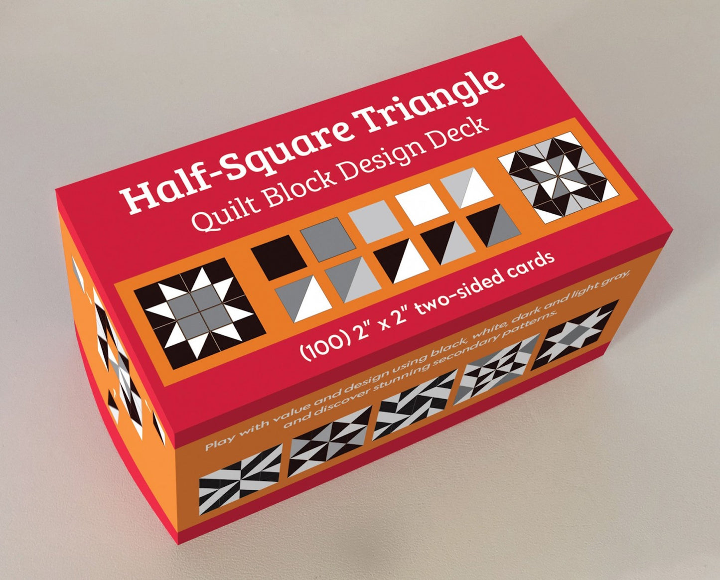 Half-Square Triangle Quilt Block Design Deck