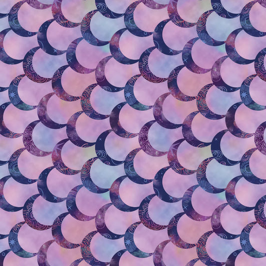 Celeste- Light Purple Lunar Magic: Sold by the 1/2 Yard