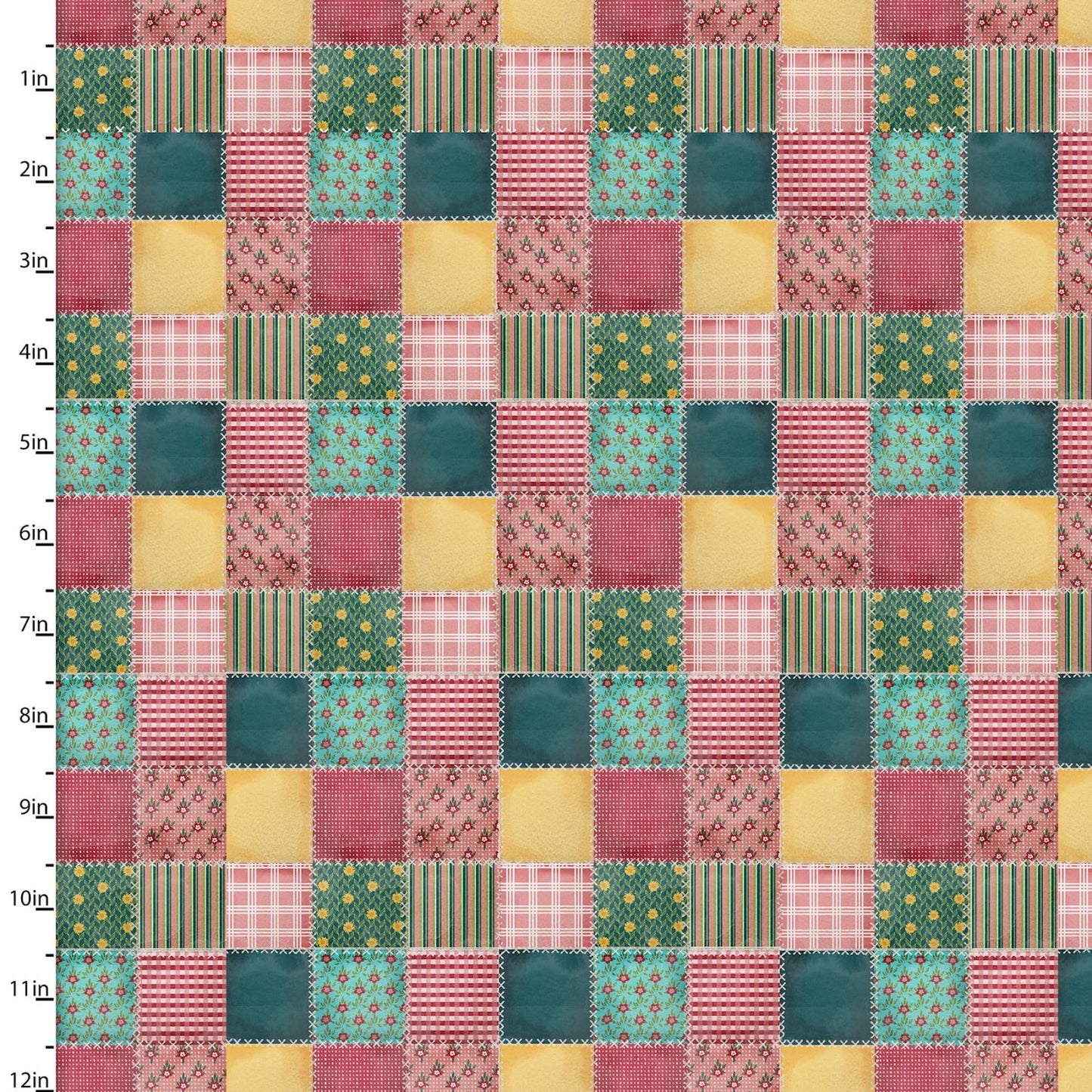 Shop Hop - Perfect Squares: Sold by the 1/2 yard