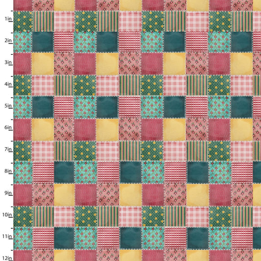 Shop Hop - Perfect Squares: Sold by the 1/2 yard