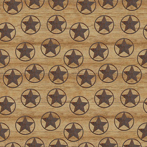 Hold Your Horses- Tan Lonestar Allover Stripe: PRE-ORDER, Sold by the 1/2 yard.