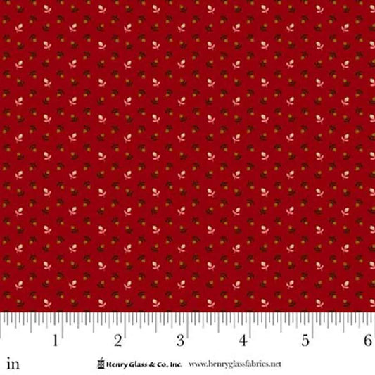 Love Struck- Red Tulip Toss: Sold by the 1/2 yard