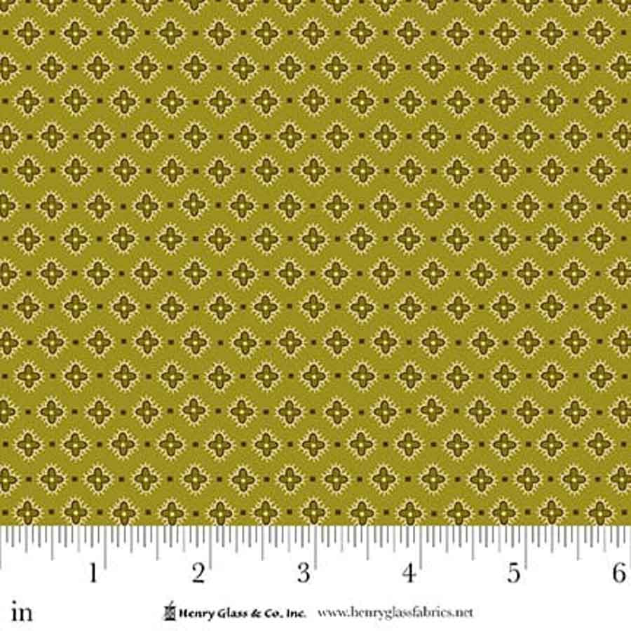 Love Struck- Green Hibiscus: Sold by the 1/2 yard