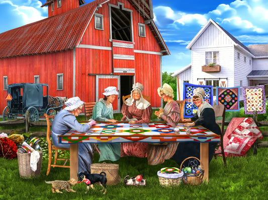 Country Quilting Bee- 1000PC Puzzle