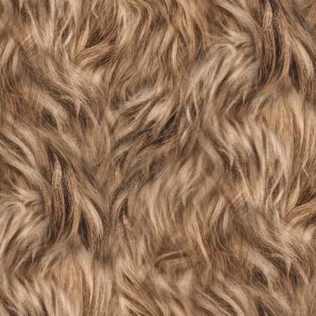 Legendary Loner- Brown Hairy Situation: Sold by the 1/2 yard