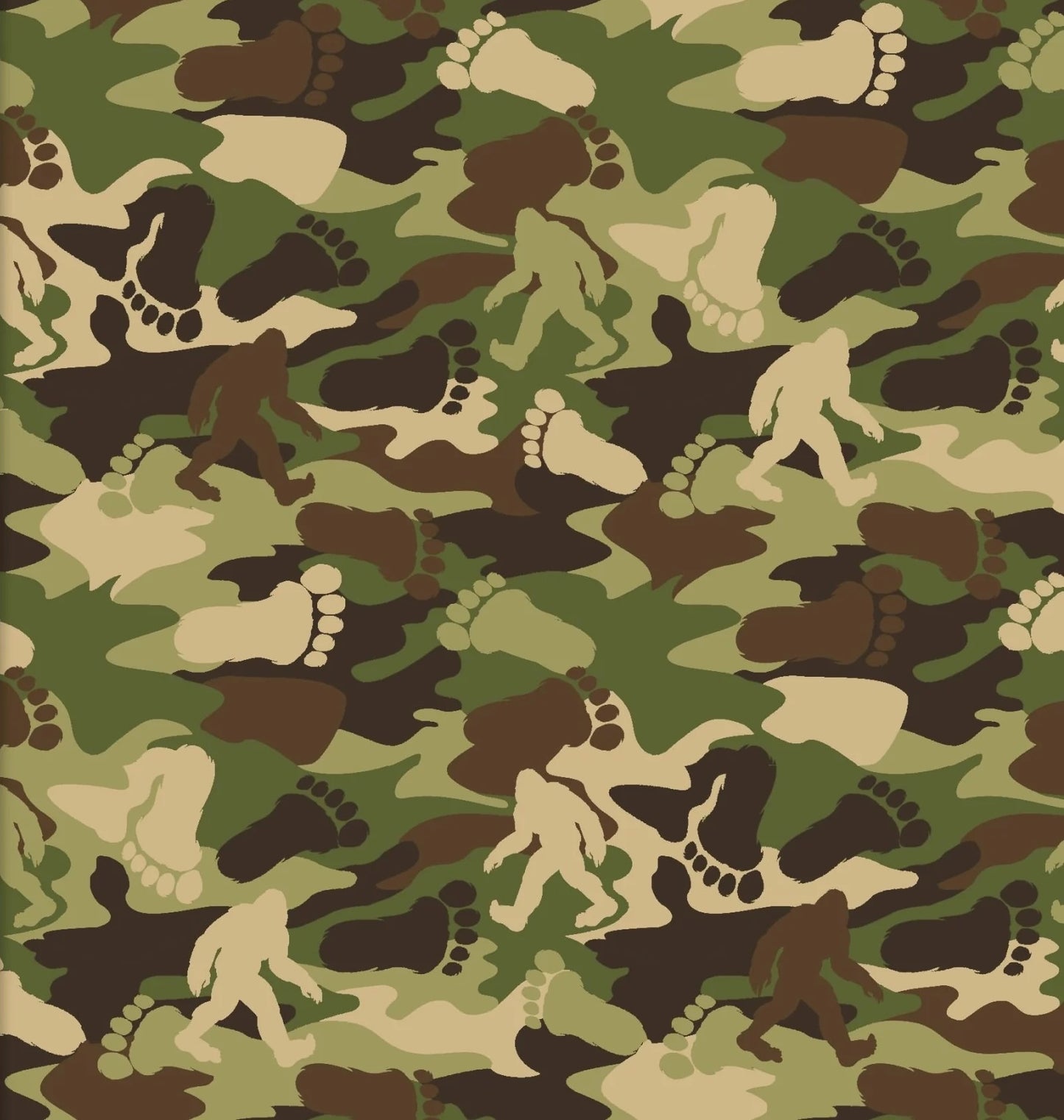 Legendary Loner- Multi Creature Camo: Sold by the 1/2 yard