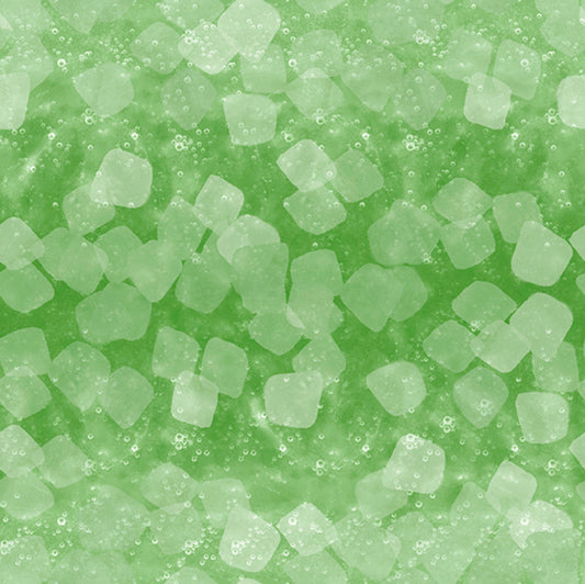 Happy Alcoholidays- Green Sparkling Chill: Sold by the 1/2 yard