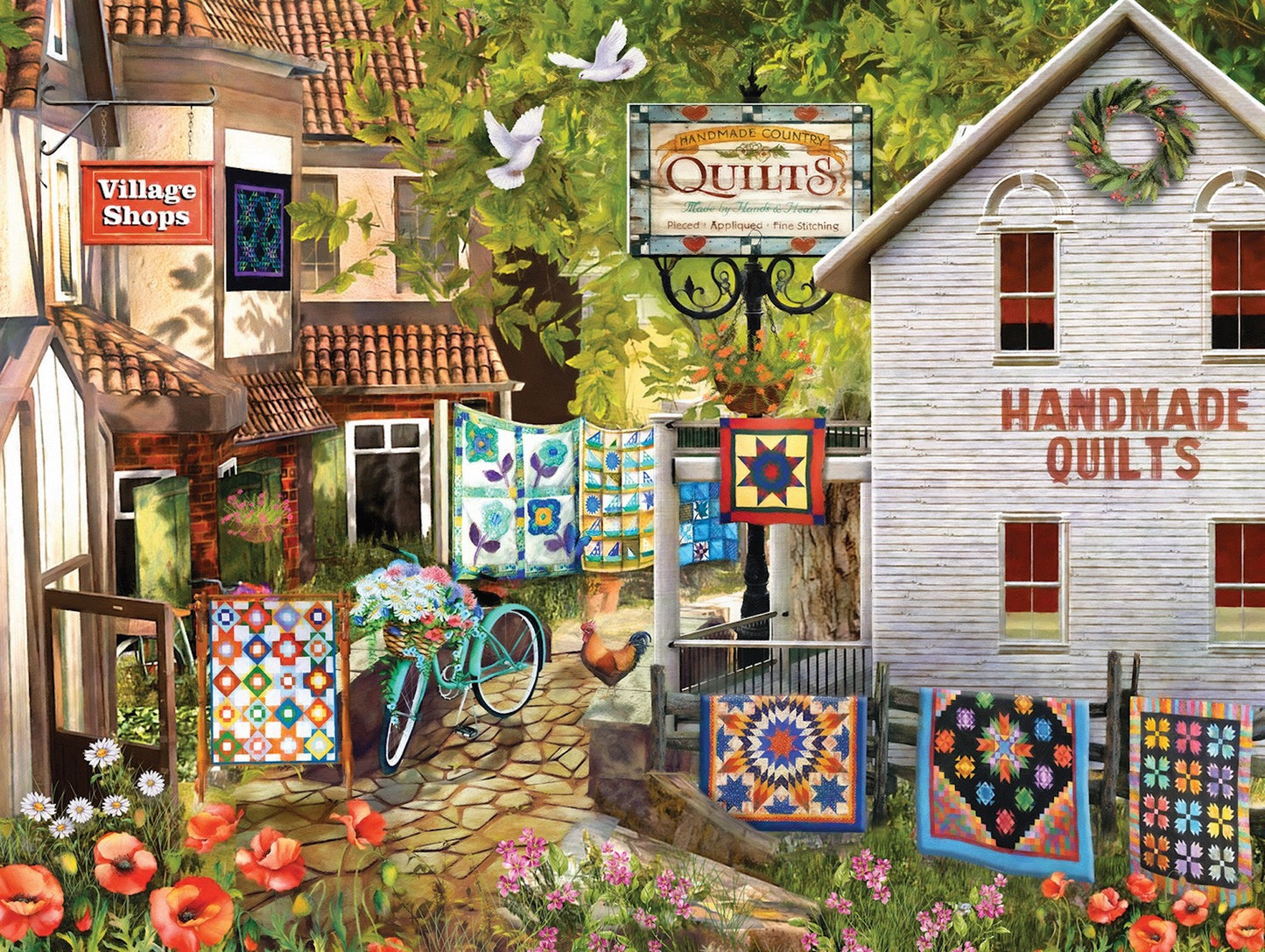 Village Shops 1000PC Puzzle