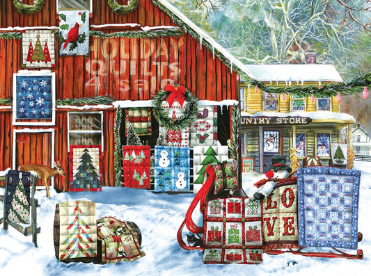 Holiday Quilts 1000PC Puzzle