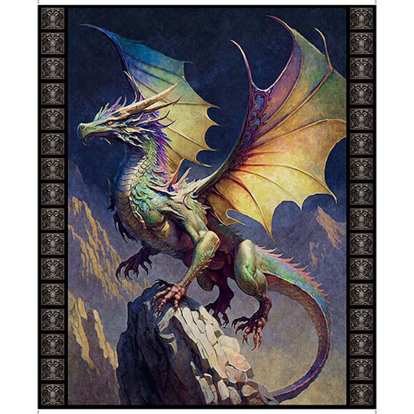 Dragon Fyre- Dragon Panel: Sold by the panel.